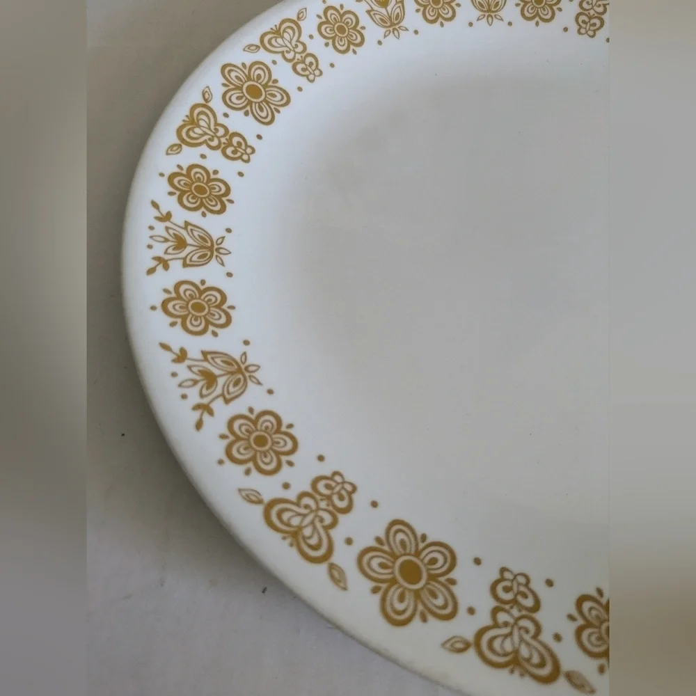 Corelle butterfly gold Dinner plate.